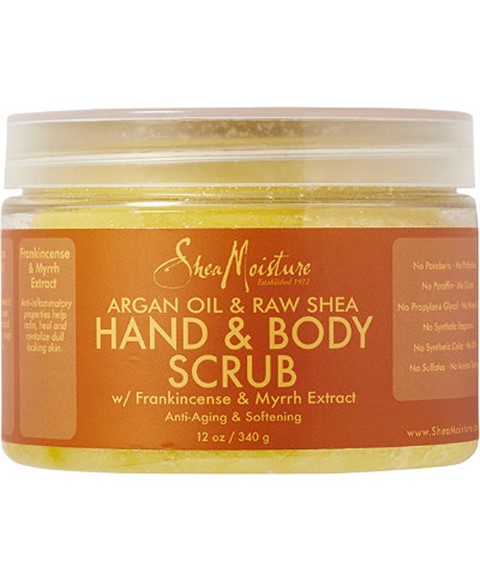 Argan Oil And Raw Shea Hand And Body Scrub